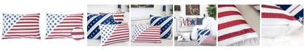 Homey Cozy Flag Independence Day Rectangle Decorative Throw Pillow